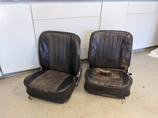 1966 Porsche 912 Original Seats Fair Condition Incl. Chrome Recliners Sliders