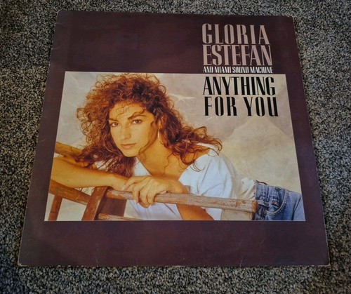 GLORIA ESTEFAN ANYTHING FOR YOU VINYL ALBUM LP (ORIGINAL 1988) - Picture 1 of 6