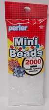 Perler Mini Beads For Kids Crafts, 2000 Pcs Pack Of 1 Clear