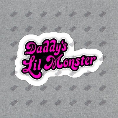 Daddys Lil Monster Vinyl Sticker Decal Cute & Stylish Waterproof Decor #559263