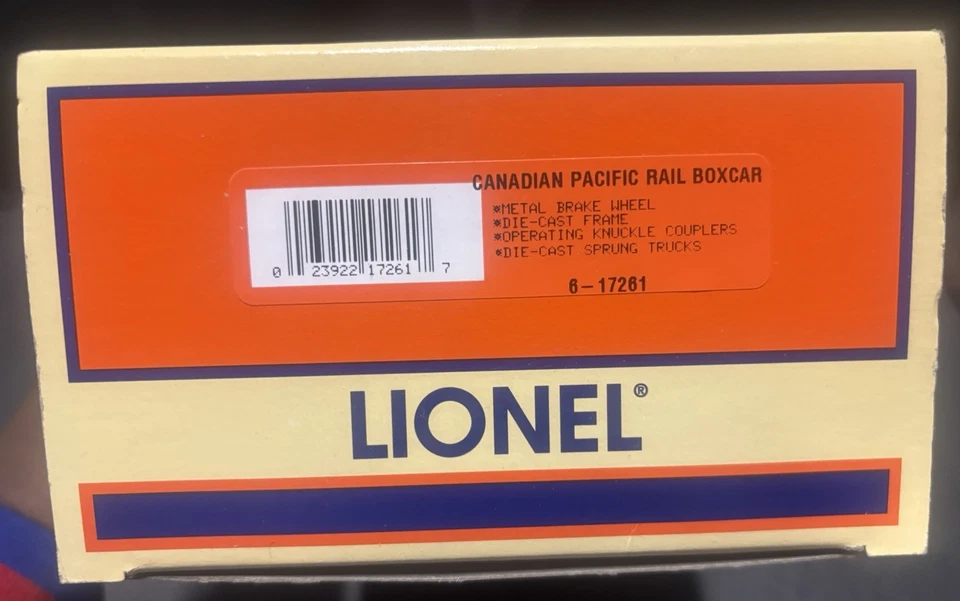 Lionel Canadian Pacific Rail (Green) Single Door Box Car 6-17261 FREE SHIPPING - Image 3 of 3