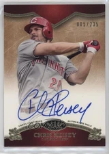 2012 Topps Tier One On the Rise Auto 5/235 Chris Heisey #OR-CH Auto 07qw