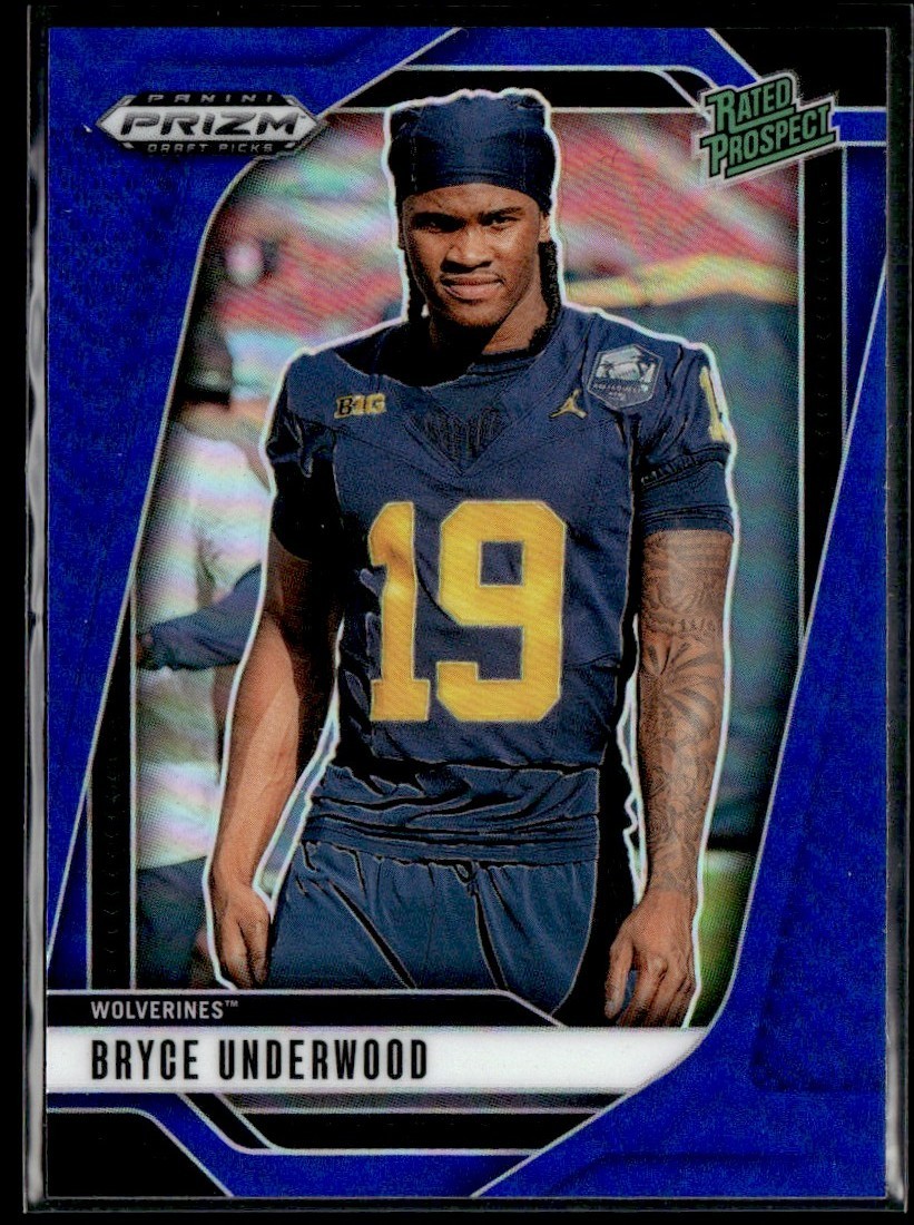 2025 Prizm Draft Picks Blue Rated Prospects Bryce Underwood /249 #28