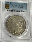 1891-CC Morgan Silver Dollar XF Details - Tooled #256