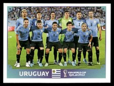 2022 Panini World Cup Stickers #URU1 Uruguay Team Shot - SCR