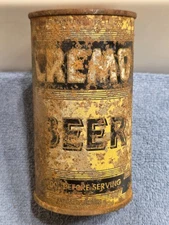 1930s CREMO BEER, O/I IRTP flat top beer can, Grace Bros Los Angeles, California