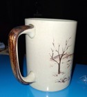 Vtg Otagiri Brown Beige Tan Pheasant Quail Japan Hand Painted Coffee Mug Cup — photo 3