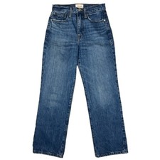 FRAME Women's Size 24 Eckhart Wash Le Jane Crop Straight Leg High Rise Jeans