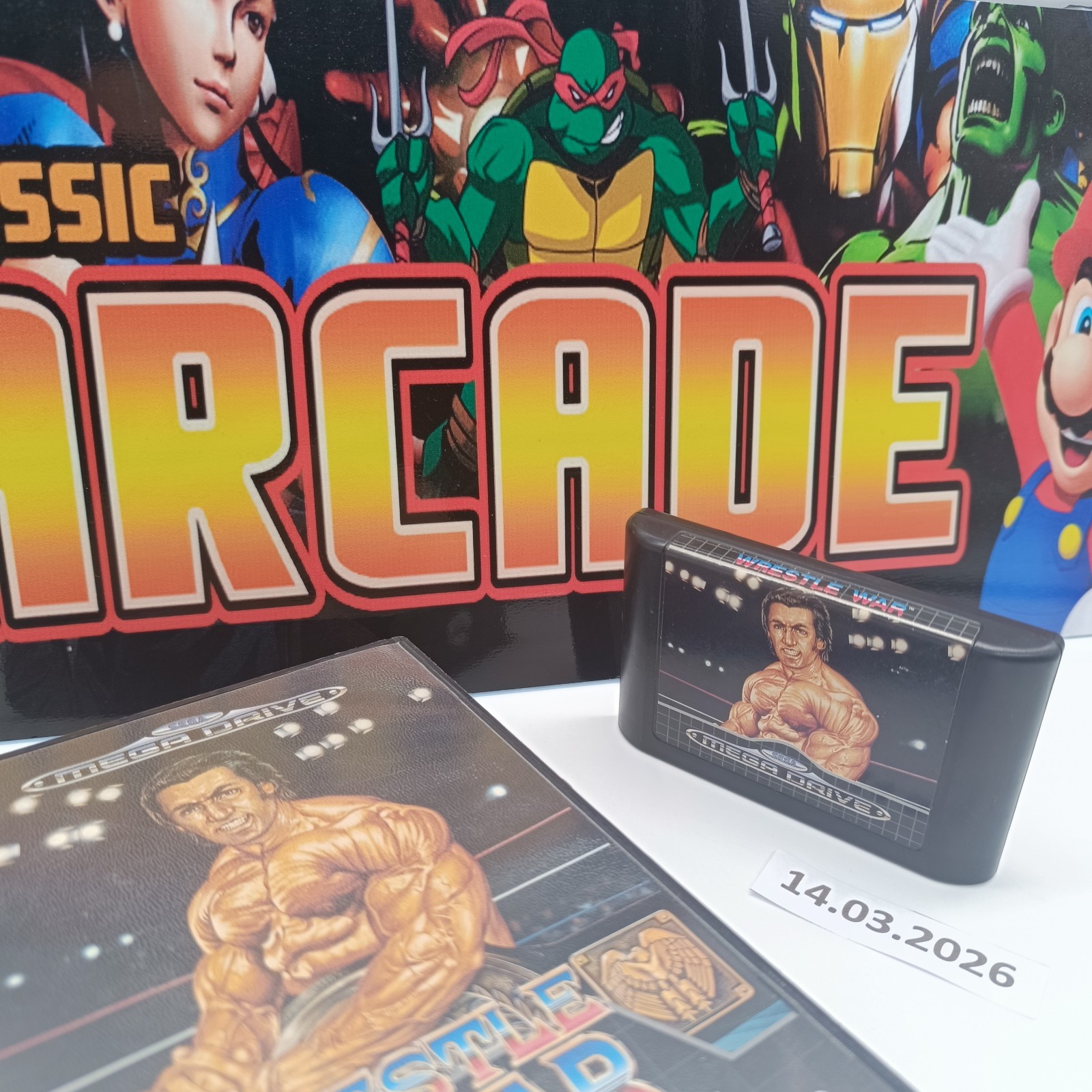 SEGA MEGADRIVE - WRESTLE WAR (occasion - sans notice)