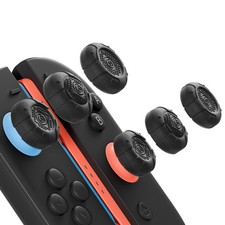 GeekShare G.S.Tac Edge Switch 2 Silicone Thumb Grip Caps Set, Anti-Slip Black