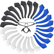 Glasses Anti-Slip Grips, 20 Pairs Silicone Eyeglasses Retainer Tips