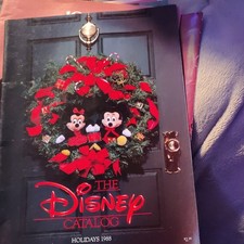 Disney Illustrated Holiday Catalog 1988 Christmas Characters Collectibles Toys