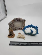 Dolphins Figurine and More Collectible Lot Of 4 AS The Picture *19*