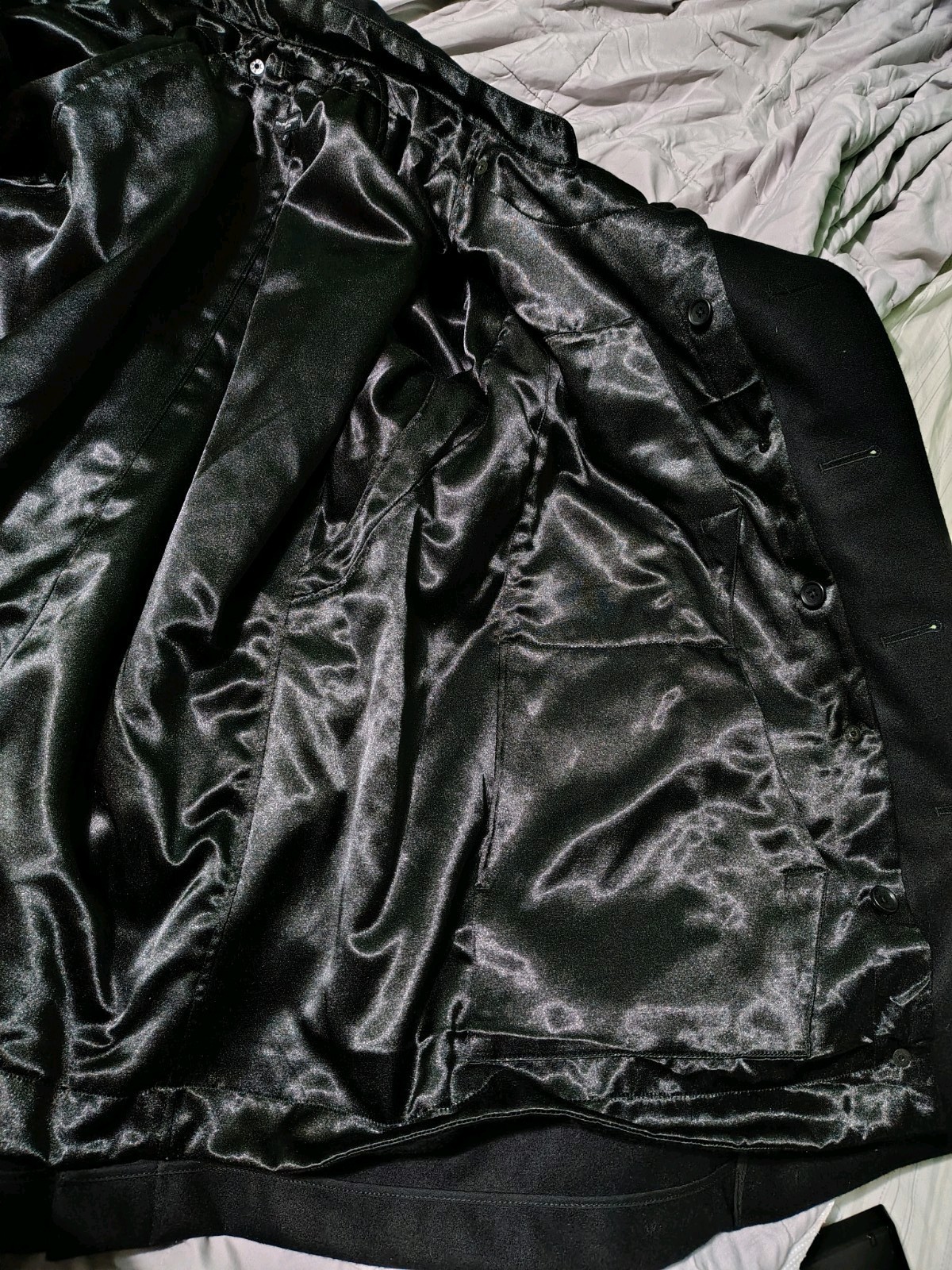 Engineered Garments Fireman Jacket Black 24oz Woo… - image 13