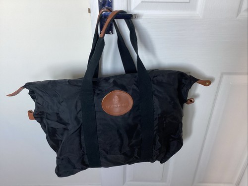 X Large black-Reusable-Shopping Bag Tote Bag-Fold Away Bag-zipped-Hong Kong-Logo