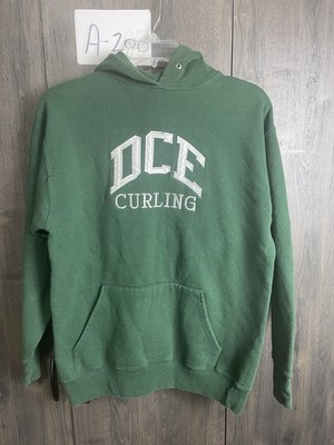 D.C. Everest High School Curling Team Embroidered Sweatshirt Adult Medium Green