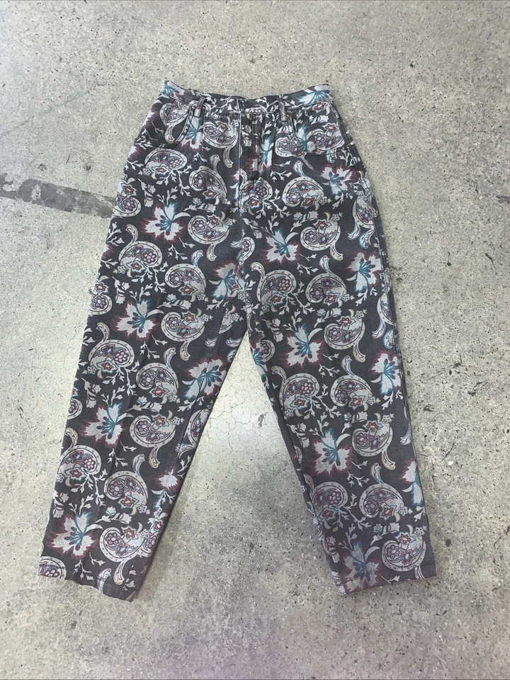 Pantalones de mezclilla vintage años 80 Liz wear cintura alta cachemira mamá talla 8 para mujer Foto 3 de 4