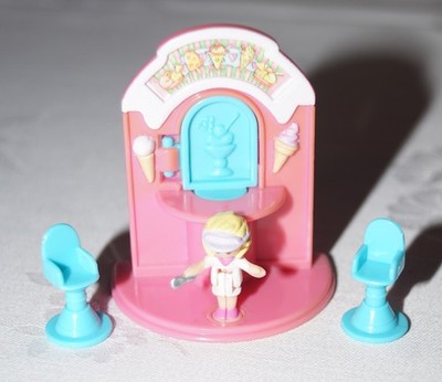 Polly Pocket Bluebird 1995 Ice cream fun Eisstand Pink