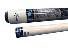 New Meucci SB3-B Custom Billiards Pool Cue Stick w/ PRO SHAFT - Blue  HARD CASE