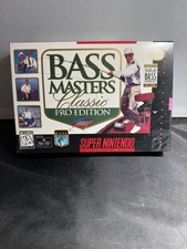 Bass Masters Classic Pro Edition SNES Super Nintendo Pre Owned
