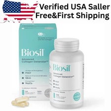 BioSil Collagen Booster – Patented ch-OSA for Skin, Hair, Nails & Joints, 120 Ca