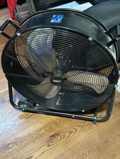 Sealey Industrial Workshop Warehouse Shop Portable 24 Inch 240V Drum Fan HVD24