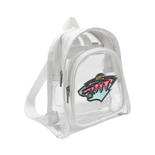 Littlearth Nhl Clear Mini Backpack Minnesota Wild