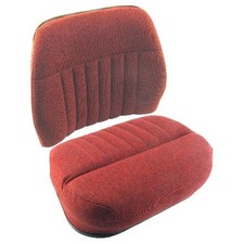 2 Piece Tractor Seat Cushion Set For Case / International / Massey / White