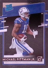 2020 Chronicles #RR-MP Michael Pittman Jr. Clearly Donruss Rated Rookie NFL