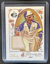 2024 Topps Allen & Ginter Ronald Acuna Jr. Relics B Bat #AGR-RAJ Braves