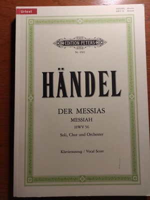 Georg Friedrich Händel Der Messias HWV56 Noten Klavierauszug Edition Peters 4501