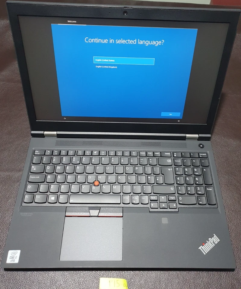 Lenovo ThinkPad P15 G1 · i7-10850H · 16GB · 512GB, photo 2 of 5