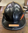 Vintage Cairns & Brothers Firefighters Helmet With Hard Coated Face Shield — photo 1