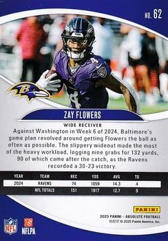 2025 Panini Absolute #62 Zay Flowers Retail | eBay