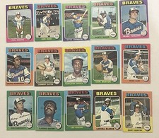 1970s Topps Baseball Atlanta Braves Singles CHOOSE YOUR CARD COMBINE + SAVE