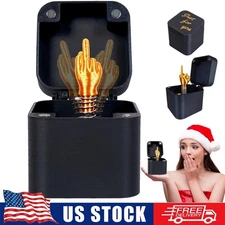 Middle Finger in a Box Surprise Spoof Funny Prank Gag Gifts