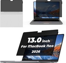 Privacy Screen Filter for 2026 MacBook Neo 13'' A18 Pro Nano-Suction Protector