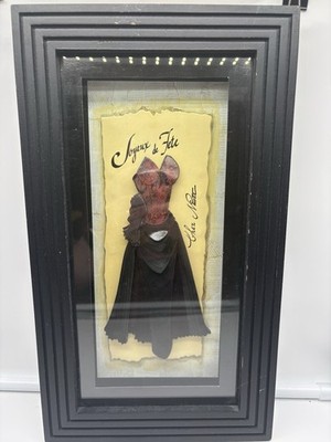 Vintage Chez Nanette Joyaux De Fete 3D Dress Shadowbox Framed Wall Art MCM