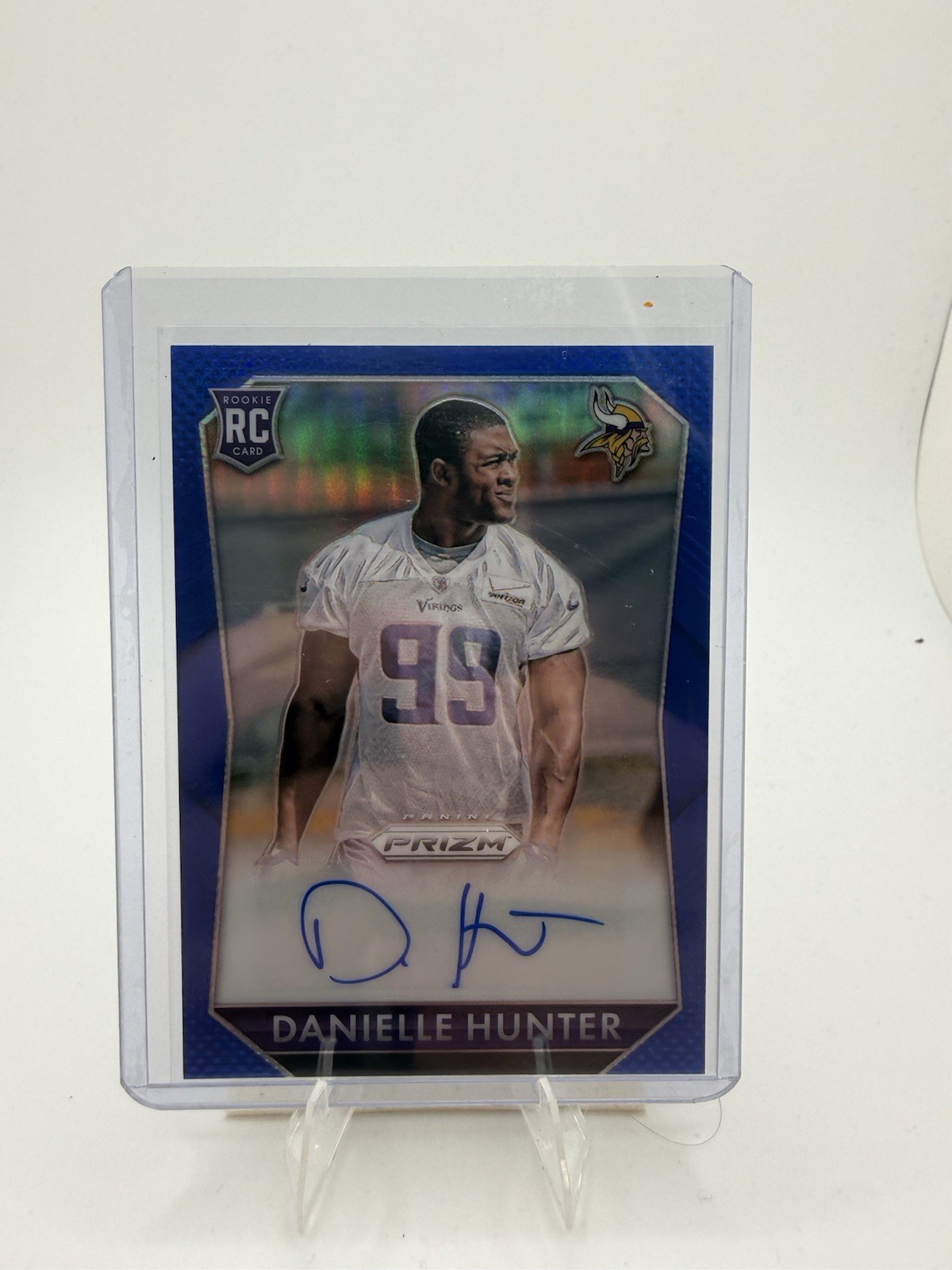 2015 Panini Prizm Rookie Signatures Blue /199 Danielle Hunter #RS-DH Auto RC 0m0
