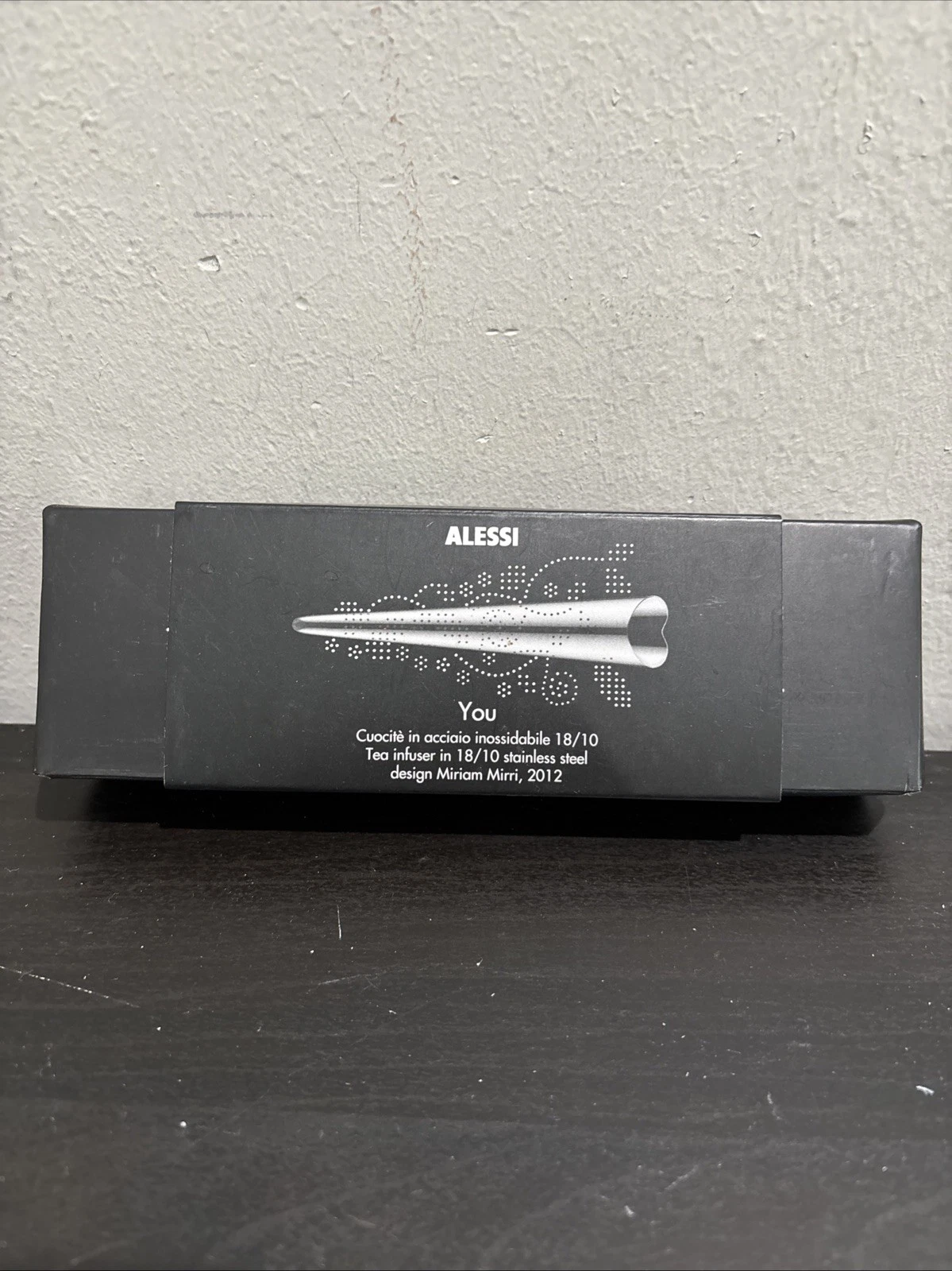 Alessi "You" Stainless Steel Tea Stick - Tea Infuser / Steeper MMI25 Open Box