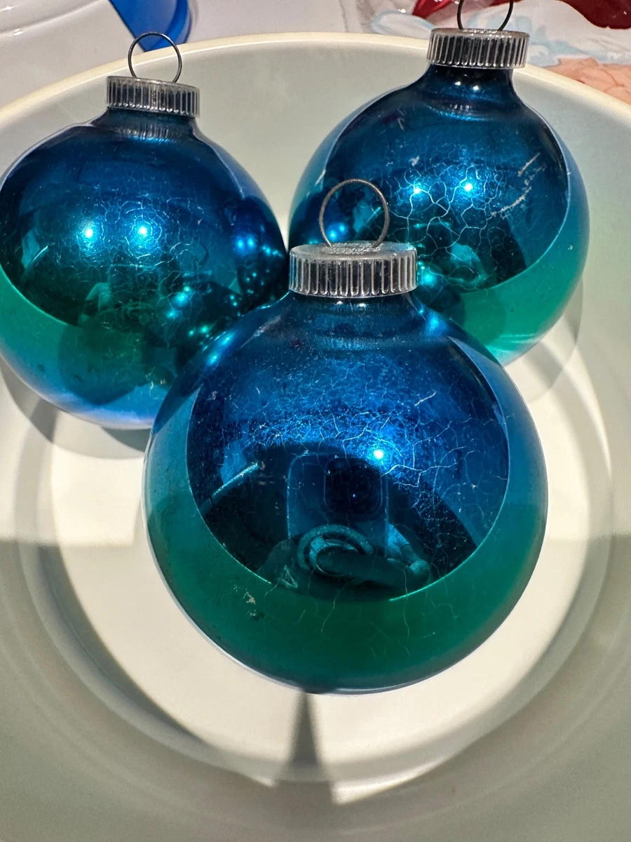 Glass Christmas 1960 Year Manufactured Collectible Holiday