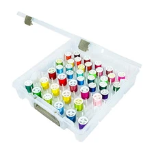Super Satchel Thread Box Versatile Thread Storage For Sewing Embroidery And Quil
