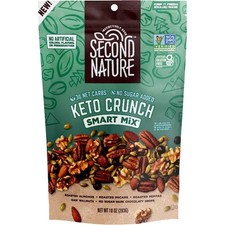 Second Nature Keto Crunch Smart Snack Mix, 10...