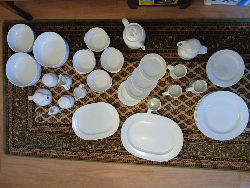 Bauscher Gastrogeschirr weiß Konvolut für 4 Pers