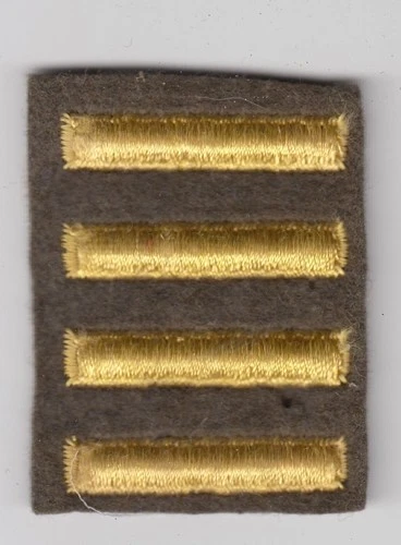 WW2 Army Military Overseas Service Stripes Sleeve Hash Mark Patch Insignia 4 Bar