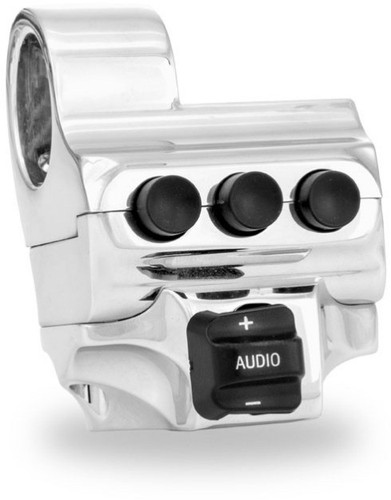 Performance Machine 0062-2041-CH Contour Four Button Switch Housing Chrome - Picture 2 of 5