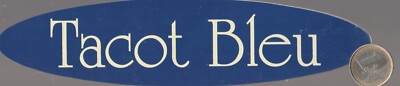 sticker. C11. Ready to Wear. BLUE TACOT