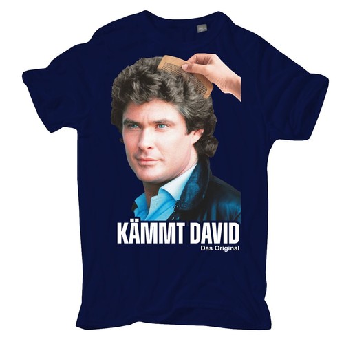 Camiseta de hombre peinado David motivos divertidos dichos diversión diversión memes divertido - Imagen 3 de 10