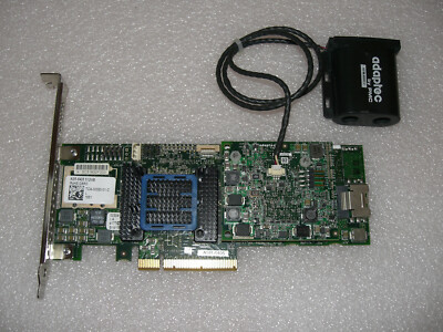 Adaptec ASR-6405 + AFM-600 BBU Raid Controller 6Gb/s, PCIe x8, 512MB + SAS Kabel