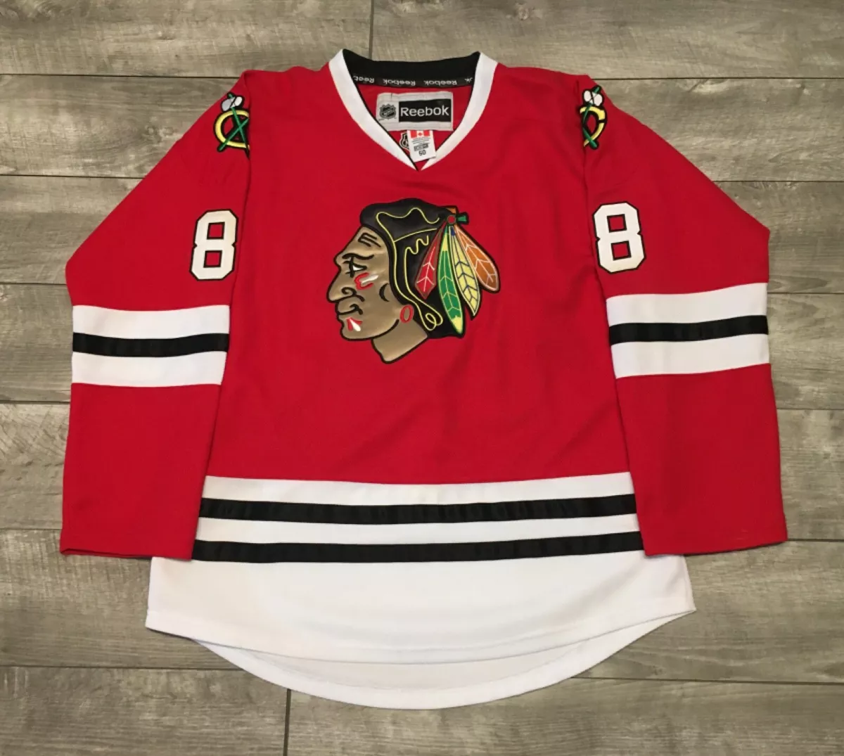Blackhawks best sale jersey stitched
